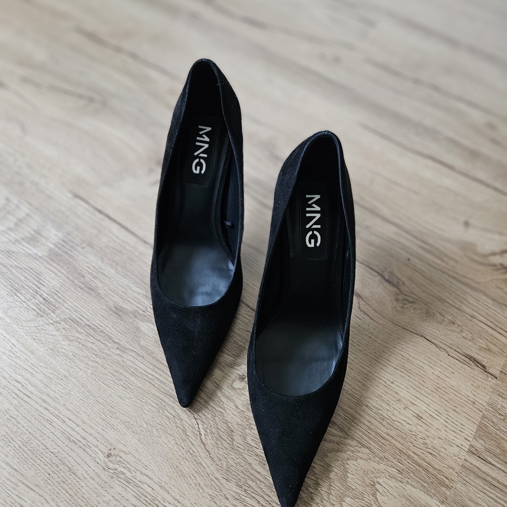 Mango Women's Elegant Black Heels
